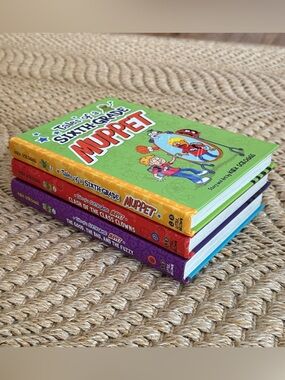 Tales of a Sixth-Grade Muppet Kids Book Hard Cover Little Brown Set of 3 EUC